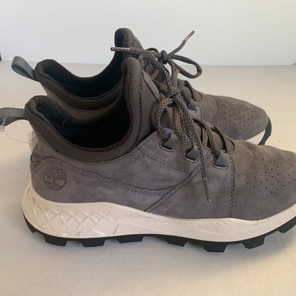 Timberland Men Sz 7 Brooklyn Oxford Gray Suede Walking Shoes Womens Sz 8.5 - 9 - Picture 5 of 15